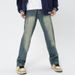 Streetwear Jeans – Oversized Straight-Leg Denim Pants With Vintage Wash (S-3XL, Retro Blue, Unisex Baggy Fit, Cotton Comfort, Urban Vibe Essential)_mkmklike.com