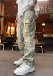 Men's Hip-Hop Streetwear Denim Pants – Distressed Embroidery & Paint Splatter Loose-Fit Jeans (28-36, Vintage Blue)_mkmklike.com