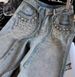 Women's Rhinestone Embellished High Waist Jeans - Retro Straight Leg Denim Pants With Slim Fit_mkmklike.com