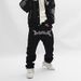 Retro Hip-Hop Print Denim Pants – Oversized Streetwear Jeans With Graffiti Art & Distressed Wash (S-XXXL, Polyester, Drop-Crotch, Unisex Urban Style)_mkmklike.com