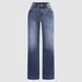 Women's High-Waisted Wide-Leg Jeans – Retro Flared Denim Pants (Vintage Washed, Breathable & Lightweight For Summer, Office & Casual Wear)_mkmklike.com