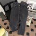 Retro American Jeans Loose Straight Leg Mid Waist Zipper Fly Cotton Stretch Casual Trendy Chic Black Khaki Light Blue For Spring Autumn_mkmklike.com