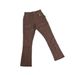 Inspired Workwear Jeans – Stretch Flared Cargo Pants With Zip Detailing (S-XL, 80% Cotton, Black/Brown)_mkmklike.com
