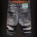 Men's Textured Black Casual Shorts Loose Fit Wrinkle Design 5 Inch Inseam Straight Leg Summer Short Pants_mkmklike.com