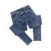 High Waisted Slimming Stretchy Tapered Cropped Pencil Jeans for Women Summer 2021 Fashionable Comfortable Denim Pants_mkmklike.com
