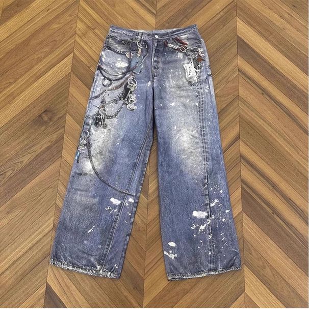 Men's 3D Printed Jeans Trendy American Street Style 1981M Fit Best Batch 50% Off_mkmklike.com