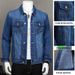 Loom Winter Versatile Thickened Trendy Denim Coat Fleece Lined Plus Size Autumn Men's Jacket For Outerwear_mkmklike.com