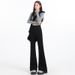 Orange Silk Women's Clothing#Retro High-waisted Micro-flared Jeans For Women, New American-style Stretch Slim-fit_mkmklike.com