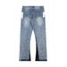 High Street Net Red Ink Splash Print Trousers Washed Jeans_mkmklike.com