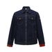Jia Yi Ku Men's 2025 Spring New Style American Washed Blue Cowboy Jacket Exterior Work Set For Men_mkmklike.com