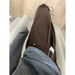 Large Size Dark Coffee Jeans Women's Autumn New Fat Mm Loose High Waist Thin Wide Leg Pants Pear-shaped Body Pants_mkmklike.com