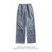 Black Gray Jeans Men's Straight Loose Wide Leg Spring New Style American High Street Micro Flared Pants_mkmklike.com