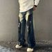 Neo-Parisian Splatter Jeans – Premium Relaxed Straight-Leg Denim With Artistic Ink Wash (M-3XL, Non-Stretch Cotton)_mkmklike.com