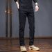 Men's Slim Straight Leg Jeans Summer Thin Trousers Denim Clothing_mkmklike.com