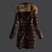 Women's Clothing Large size raccoon fur collar hood raccoon fur long cotton jacket Warm and thick cotton clothes _mkmklike.com
