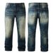 Men's Clothing Fat Boy Style, Plus Size Straight Leg, Tall And Soft, Simple Men's Jeans 306_mkmklike.com