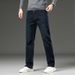 Large Size Men's Clothing Four-season Versatile Business Jeans Men's Plus Size European And American Style Straight Slim-fit Jeans_mkmklike.com