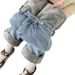 Women's Clothing High Waist Wide Leg Jeans - Winter Stretch Denim Pants With Flared Fit, Comfortable & Slimming Straight Leg Trousers_mkmklike.com
