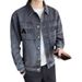 Stylish Versatile Denim For Men Spring Autumn Ins Trend Brand Japanese Workwear Retro Trendy Casual Washed Jacket_mkmklike.com