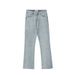 Men's Clothing High Street Hip Hop Style Bell Bottom Pants Zipper Casual Jeans_mkmklike.com