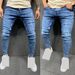 Men's Clothing Men's Ripped And Worn Skinny Stretch Jeans_mkmklike.com
