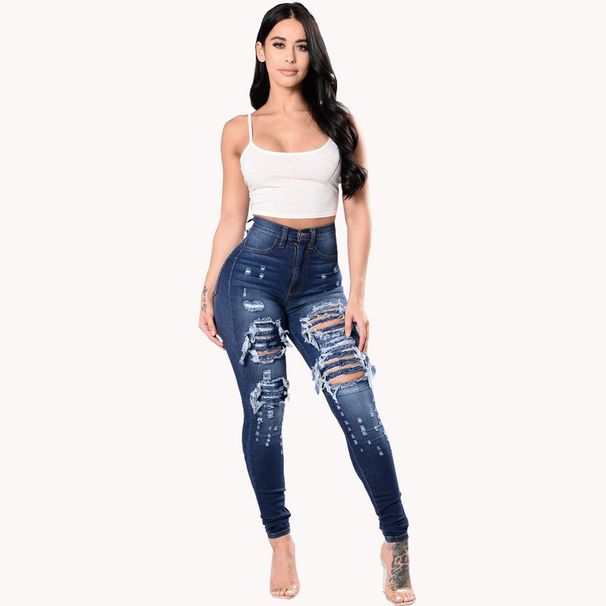 Women's Clothing Denim Pencil Pants Women's Trousers_mkmklike.com