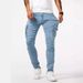 New Men's Side-pocket Skinny Jeans NK012_mkmklike.com