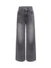 Women's Clothing Wholesale Grey Straight Leg Jeans For Women – Factory Direct Classic Denim Pants (S-XXL)_mkmklike.com