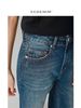 Retro High-Waisted Wide Leg Jeans For Women Straight Leg Slimming Loose Fit Trendy Denim Autumn Washed England Style Fashion_mkmklike.com