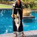 Women's Clothing fashion temperament ins style Bohemian mid-length dress_mkmklike.com