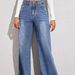 Women's Clothing Cat Whisker Monkey Loose High Waist Wide Leg Jeans_mkmklike.com