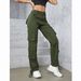 Women's Clothing Casual Trousers Six Pockets High Waist Denim Jeans_mkmklike.com