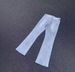 Cement Gray Stretch Flared Jeans – Cleanfit High Street Washed Distressed Denim For Men & Women – Vintage-Inspired Straight Leg_mkmklike.com