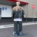 Loom Retro Tie-Dye Denim Men's Spring New European And American Street Washed Vintage Workwear Jacket Set_mkmklike.com