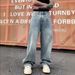 Men's Trendy Starry Rhinestone High-End Loose Straight Leg Denim Jeans Style Washed Trousers_mkmklike.com