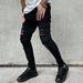 Men's Clothing Stretch Skinny Jeans Men's Stretch Skinny Jeans - Comfortable Slim Fit Denim Pants For Casual Wear (Black, XS-XXL)_mkmklike.com