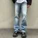 Men's Clothing Light Color Holes Washed Vibe Men And Women Vintage Tideretro High Street_mkmklike.com