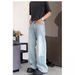 Men's Clothing Men's Light Blue Vintage Flared Jeans - Cleanfit High Street Style, Slimming & Stretchy Comfort For Everyday Wear_mkmklike.com