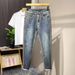 2025 Spring And Autumn New Fashion Trend Retro Straight Stretch Jeans Men's Loose Comfortable Sports High Quality Pants 28-36_mkmklike.com