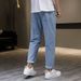 Men's Slim Fit Skinny Jeans Stretch Summer Thin Pants Ozon Hot Selling Denim Clothing For Men_mkmklike.com