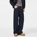 Men's Clothing Autumn/Winter Loose Straight Leg Jeans Men's Washed Cleanfit American High Street Vibe Trousers_mkmklike.com