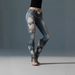 3d Digital Floral Print Jeans For Women – Stretch Straight Leg Pants, Trendy & Comfortable (S-5xl, Multiple Patterns)_mkmklike.com