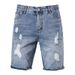 Men's Clothing Summer Sports Pants Washable Terry Casual Shorts Ripped Pants_mkmklike.com