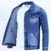 Trendy Men's Denim Jacket Short Style Spring Autumn Fashion Individualized Korean Version Casual Outerwear Long Sleeve_mkmklike.com