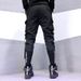 Men's Retro High Streetwear Cargo Pants Men Loose Straight Casual Sweatpants Joggers_mkmklike.com