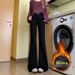 Retro High-Waisted Flared Jeans For Women Loose Fit Chic Blue Denim Versatile Autumn Style England Fashion_mkmklike.com