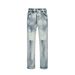 Men's Clothing Retro Straight Loose Washed Tie Dyed Straight Zipper Jeans Casual Trendy Men's_mkmklike.com