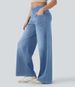 Women's Clothing High-Waisted Women's Stretch Jeans Loose Fit Wide Leg Slim Long Pants Spring/Summer Fashion For Formal & Casual For Women_mkmklike.com