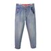 Spring And Autumn New Jeans Men's Casual Nine-point Pants Large Size Elastic Slim-fitting Small Feet Ruffian Handsome Washed Long Pants_mkmklike.com