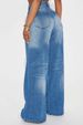 Vintage Washed Y2K Baggy Jeans For Women - High Waist Wide Leg Denim Pants, 100% Cotton Comfort Fit_mkmklike.com